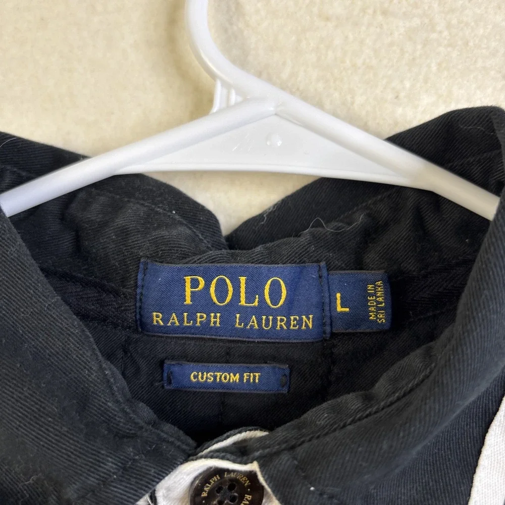 Polo Ralph Lauren USA LXVII Big Pony Long Sleeve Rugby Polo Shirt 3 Custom Fit L